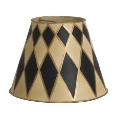 6 Black And Cream Harlequin Metal Chandelier Shade Shades Of Light