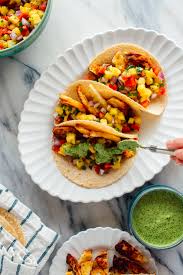 Thank you so much for sticking with me this year through the years! Halloumi Tacos With Pineapple Salsa Aji Verde Cookie And Kate