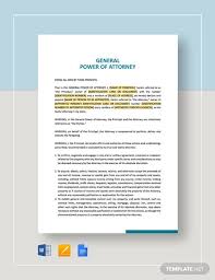 Letter of recommendation residency template. 19 Power Of Attorney Templates Free Sample Example Format Free Premium Templates