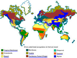 World Biome Map Coloring Worksheet Answer Key The Different Eco Systems Across The Globe Tropical Grasslands Desert And More Are Included Biomes Ecosystems Montessori Geography
