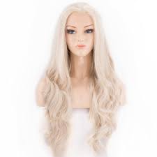 Hot Sale Ash Blonde Wig Synthetic Lace Front Wigs For White Women Light Blonde Free Parting 22 Inches Long Wavy Heat Resistant Fiber A Wig Man Wig From Xjh2 28 95 Dhgate Com