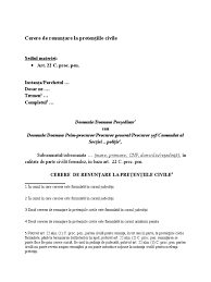(5) cand renuntarea la judecata se face in apel sau in caile extraordinare de atac, instanta va lua act de renuntare si va dispune si anularea, in tot sau in. Cerere De Renuntare La Pretentiile Civile Pdf