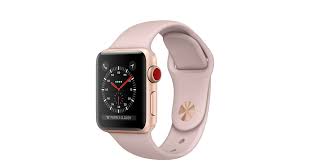 Shop Apple Watch Gold Aluminium Case With Light Pink Sport Band In 38 Mm And 42 Mm Available With Built In Cellular Buy Now With Fr Apple Watch Silver Buy Apple Watch Apple Watch