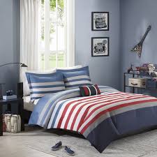 Shop wayfair for all the best navy & white comforters & sets. Bedding Twin Cozy Navy Blue White Grey Red Plaid Stripe Boys Comforter Quilt Set Full Globalgym Parsberg Com
