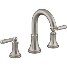 Lavatory sink taps centerset, sizable, touchless. Kohler Capilano 8 In Widespread 2 Handle Bathroom Faucet In Vibrant Brushed Nickel K R30582 4d Bn The Home Depot