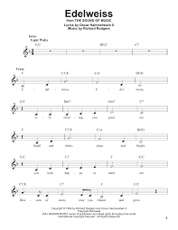 Download and print edelweiss (from the sound of music) sheet music for piano solo by rodgers & hammerstein (beginner). Rodgers Hammerstein Edelweiss Sheet Music Saxophone Sheet Music Clarinet Music