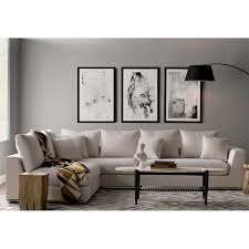 Moore Living 120 5 Modular Sectional In 2020 Gray Sectional Living Room Modular Sectional Restoration Hardware Living Room