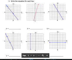 Standard form also has some distinct uses, but more on that later. Write The Equation For Each Line Chegg Com