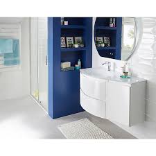 Meuble salle de bain colonne castorama meuble evier salle de bain castorama beau meuble salle de armoire de salle de bains goodhome imandra gris l 40 x h 90 meuble ohla castorama 83 des idées meuble sous lavabo castorama cuisine meuble sous vasque l x h x p cm surabaya leroy image par. Meuble Sous Vasque Cooke Lewis Blanc Vague 104 Cm Complement Droit Plan Vasque En Verre Castorama