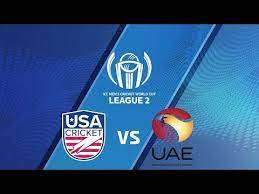 United arab emirates has an unemployment rate of 2.40% while the united states has 6.20%. Icc Men S Cricket World Cup League 2 2019 Uae Vs Usa Youtube