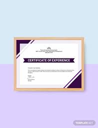 All job application forms available for free download. 18 Experience Certificate Word Psd Ai Indesign Example Templates Examples