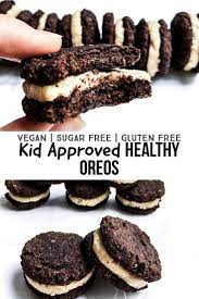 Kid Approved Healthy Oreos - My Planted Plate Recipe Healthy Sweet Snacks Sugar Free Snacks Sweet Snacks