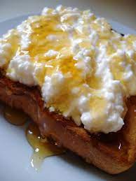 Cottage Honey Toast Recipe Cottage Cheese Recipes Recipes Toast Recipes