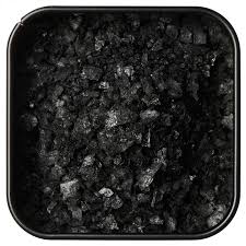 Mill Mortar Schwarzes Flockensalz Lebensmittel Essen Rauchsalz Zutaten