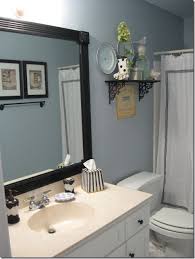 Choosing the best bathroom mirror ideas. Framing Those Boring Mirrors Bathroom Mirror Frame Apartment Bathroom Bathroom Decor