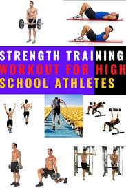 10 Strength Training Workout For High School Athletes Fitness Training Workouts For Teens Football Workouts