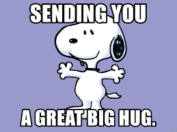 Sending You A Great Big Hug Snoopy Hugs Meme Generator