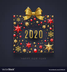 2020 New Year Greeting Design Vector Image On Vectorstock Free Online Greeting Cards Happy New Year Cards New Year Greetings