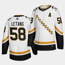 Fanatics branded sidney crosby pittsburgh penguins black breakaway player jersey. Kris Letang Penguins White Reverse Retro Fourth Jersey Nfl Nba Nhl Mlb Jersey Hoodie Trending Jersey White Jersey Nhl