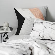 The Reversible Hofn Quilt Cover Set Is Perfect For Creating A Modern Look In Any Bedroom And Has Been Made From Soft Co Quilt Cover Sets Quilt Cover Room Inspo