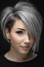 Silver hair men trend is growing very fast. Grey Hair Color 2020 2021 Short Hair Model Gray Hair Highlights Grey Hair Color