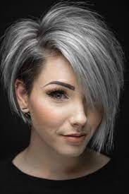 Gray hair color ideas, which give a. Grey Hair Color 2020 2021 Short Hair Model Gray Hair Highlights Short Hair Styles