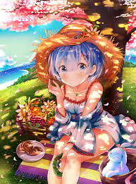 Picnic With Rem Re Zero Re Zero Anime Kawaii Desenho
