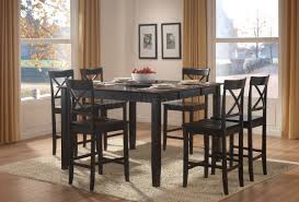 Stilt 36 wood counter table: Black Finish Modern Counter Height Dining Table W Options