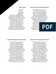 Maybe you would like to learn more about one of these? Lirik Lagu Waktu Tuhan Bukan Waktu Kita