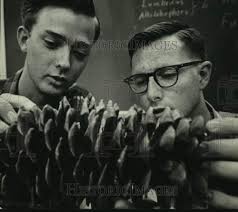 1967 Press Photo Stephen F. Austin University forestry major Larry Behrens