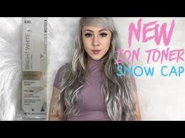 New Ion Color Brilliance Hair Toner Snow Cap Demo