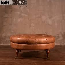 What is in the leather that makes a coffee table stand out? Genuine Leather Ottoman Coffee Table Sand Furniture Home Living Furniture Sofas On Carousell