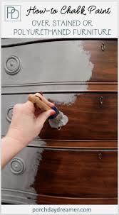 Yes You Can Use Chalk Paint Over Stain In 2020 Chalk Paint Furniture Diy Painting Furniture Diy Staining Furniture