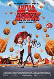 Cloudy With A Chance Of Meatballs Spanish 11x17 Movie Poster 2009 Meatballs Movie Kids Movies Animated Movies