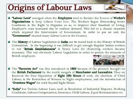 Ppt On Labour Laws In India