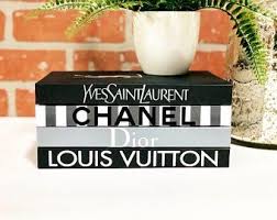 3 Large Designer Marble Coffee Table Books Marble Gold Coffee Table Books Coco Chanel Books Book Decor