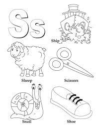 Color the s words coloring page. My A To Z Coloring Book Letter S Coloring Page Download Free My Alphabet Coloring Pages Letter S Coloring Page Letter S Worksheets