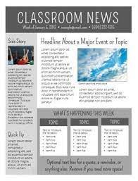 3 Free Newsletter Templates Editable School Newsletter Template Newsletter Templates Newsletter Design Templates