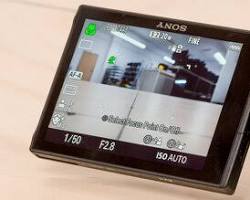 Image of Sony ZV1 screen