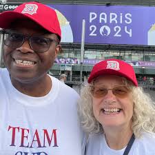 Willie and Mary McLaughlin, Dunellen residents and parents of 2x Olympic  Gold Medalist Sydney McLaughlin-Levrone, are proudly representing our  Miracle Mile as they cheer