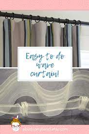 Translucent Shirring Tape For Ripple Fold Drapery 3 Meters Etsy Wave Curtains Curtains Ripplefold Draperies