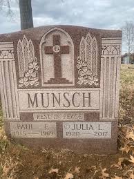 Julia Lillian Schnabel Munsch (1920-2017)