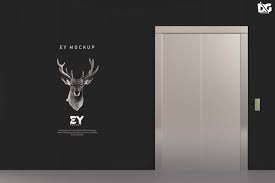 Download Free Elevator Ad Mockup Psd Mockup Free Mockup