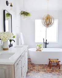 Arto Brick Hexagon Floor Tile Brick Tiles Bathroom Spanish Style Bathrooms Brick Bathroom