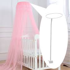 Voici une touche romantique, chic et élégante à ajouter dans la chambre de votre petit. Tempsa Support De Moustiquaire De Ciel De Lit Bebe Cdiscount Maison