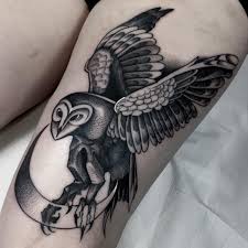 Located in ramsey, fairlawn, and jersey premier tattoos & piercings. Black And Grey Owl Tattoos Cloak And Dagger Tattoo Parlour London