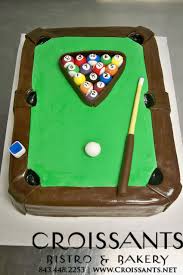 Pool Table Cake By Croissants Bistro Bakery Pool Table Cake Pool Cake Vintage Cake
