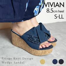 ミュール サンダル シューズ レディース 歩きやすい 夏 サボサンダル ウェッジソールサンダル 厚底ミュール グラディエーター美脚 履きやすい  シューズ トレンド（VIVIAN サンダル レディース 歩きやすい 23年 夏 新作 優良配送 Vivian ミュール ウェッジソール ウェッジ ...