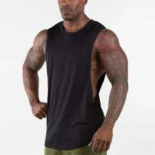 Brand New Plain Tank Top Men Gyms Stringer Sleeveless Shirt Open Sides Geekbuyig Gym Tank Tops Men Plain Tank Tops Mens Tank Tops