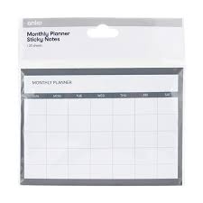 Monthly Planner Sticky Notes Kmart
